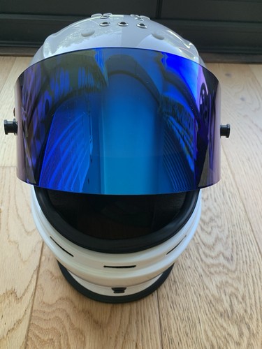 Zamp Kart Helmet RZ 42 YOUTH CMR2016 Ideal for Kart Racing size 56 + blue visor - Picture 4 of 7