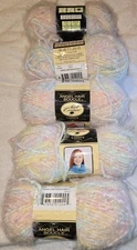 Angel Hair Boucle Purl Essence Luxury Yarn - Multi (Verigated) - 5 Skeins