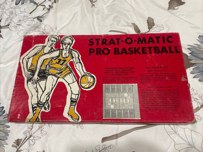 Great Vintage 1973-74 Strat-O-Matic Pro Basketball Game 17 Teams COMPLETE