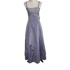 Jessica McClintock Gunne Sax Dress Millenium Y2K Prom Juniors Purple Size 5 NWT