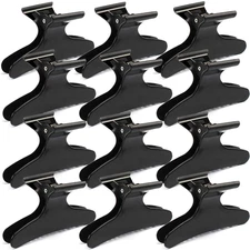 Hair Clips for Styling Sectioning Black Butterfly Hair Clips Clamps Claws Pro Sa