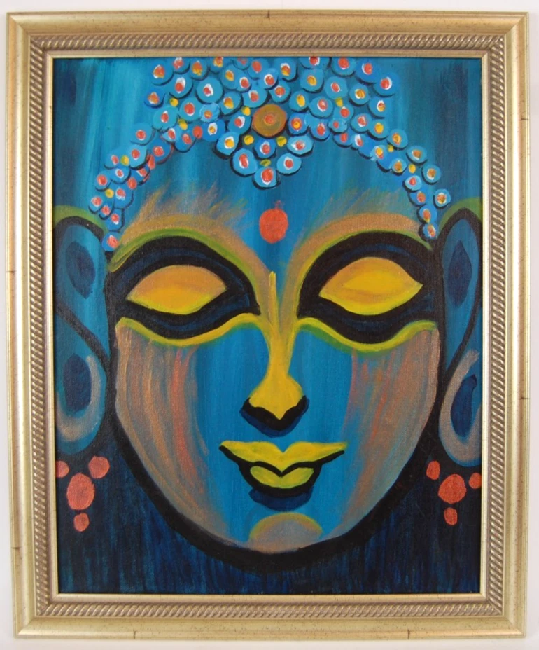 油画佛像抽象艺术绘画| eBay
