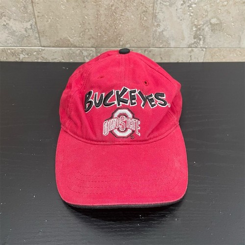 Gorra de béisbol roja de colección Ohio State Buckeyes gorra ajustable con tirantes