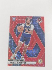 2024-25 Panini Mosaic Tristen Newton Indiana Pacers RC Red Refractor