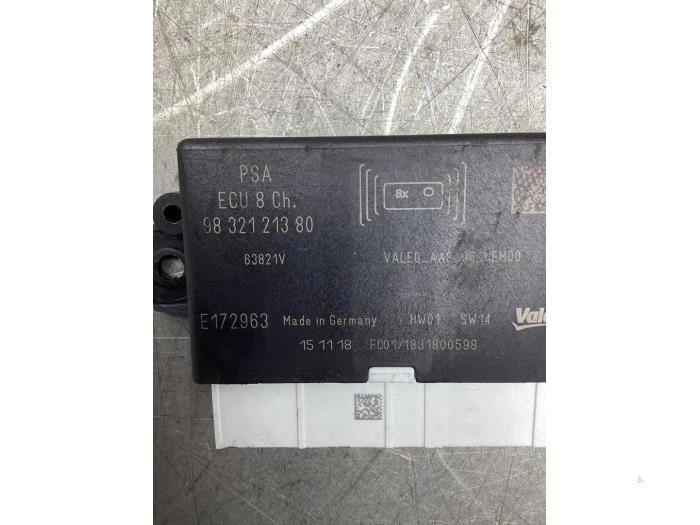 Centralina Park Assist Peugeot Partner III Furgonato 9832121380 P19636790 - Immagine 3 di 3