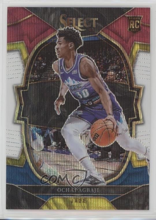 2022-23 Panini Select Concourse Tri-Color Prizm Ochai Agbaji #96 1j4c
