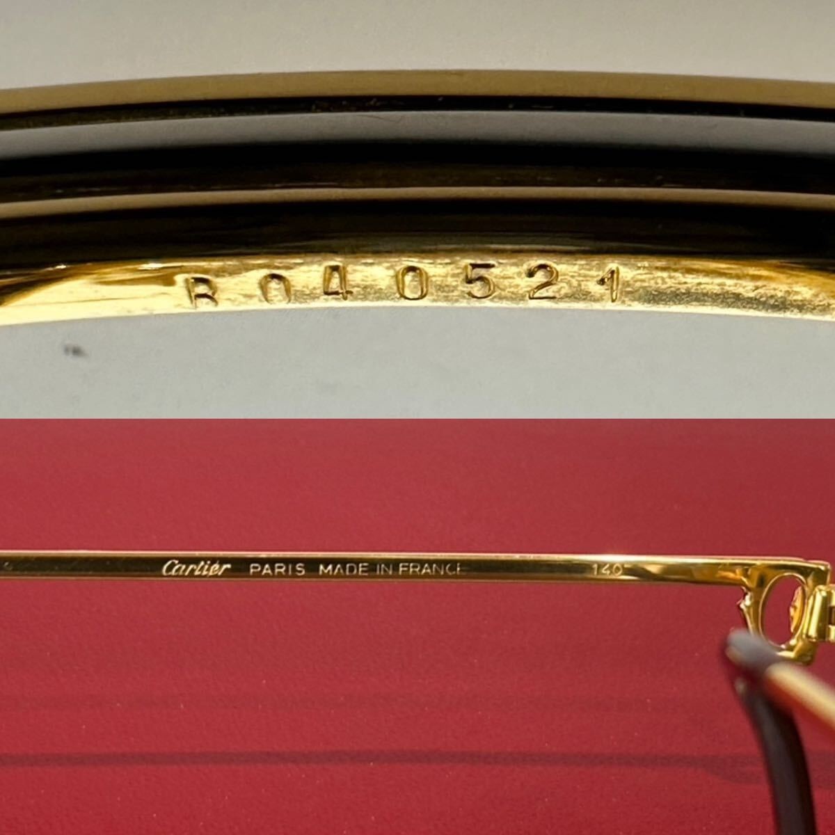 Cartier 59□14 Trinity Teardrop-Shaped 140 Sunglasses image 10