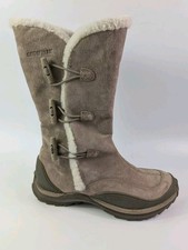 Caterpillar Polartec Beige Suede Winter Boots Uk 4 Eu 37 Wide