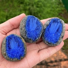 Rare Blue Magnetite Quartz Clusters Rough Stone Goethite Mineral Geode Specimens