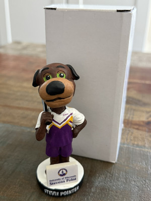 STEVIE POINTER Wisconsin UW Stevens Point Baseball SGA Mascot 4  Bobblehead NIB!