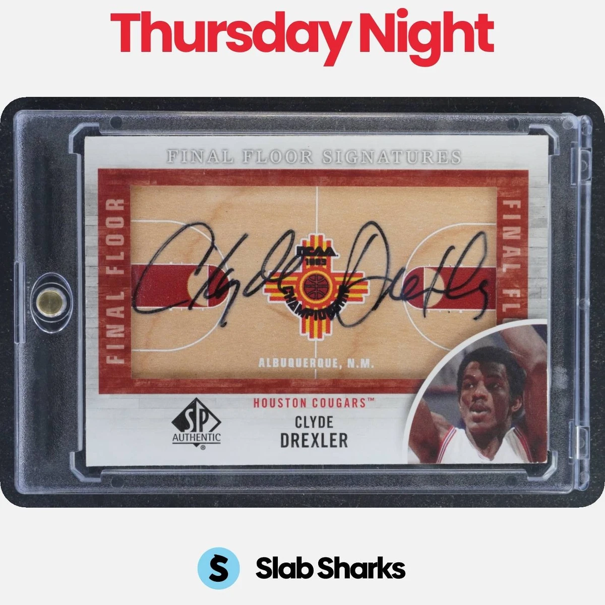 Clyde Drexler Autographed Basketball Trading Cards for sale | eBay