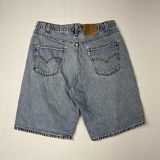 Vintage Levi's 550 Bermuda Denim Shorts Mens 36 Blue Relaxed Fit 11 Inseam