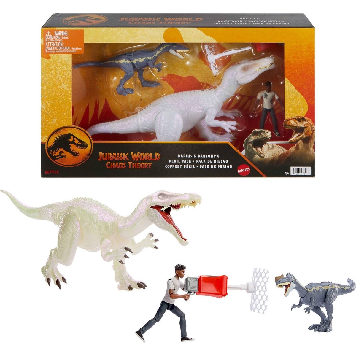 Jurassic World Chaos Theory Darius & Baryonyx & Monolophosaurus