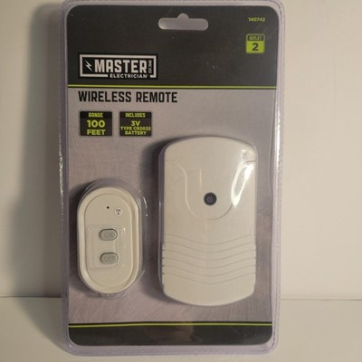 Master Electrician Wireless Remote Outlet Switch 100 Ft Range New Sealed
