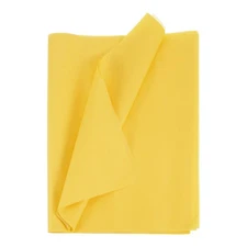50 Sheets Tissue Paper 14" x 20" Tissue Paper Dark Yellow for Gift