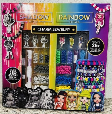 Shadow High Rainbow High Charm Jewelry Kit 350+ Pieces DIY Bracelet Set NEW