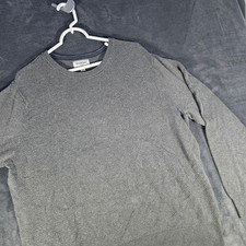 Men's Goodfellow Co Gray Crew Neck Long Sleeve Knit Sweater XL