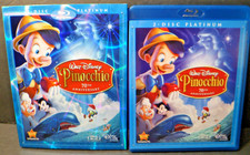 Pinocchio  Disney 70th Anniversary Platinum Edition 2 Blu-rays  DVD 1940 FF 