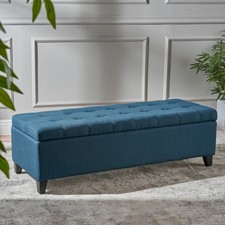 Sterling Fabric Tufted Storage Ottoman