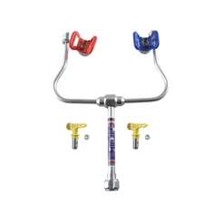 Airless Paint Spray Gun Extension Pole Double Nozzle Head Painting For Sprayer