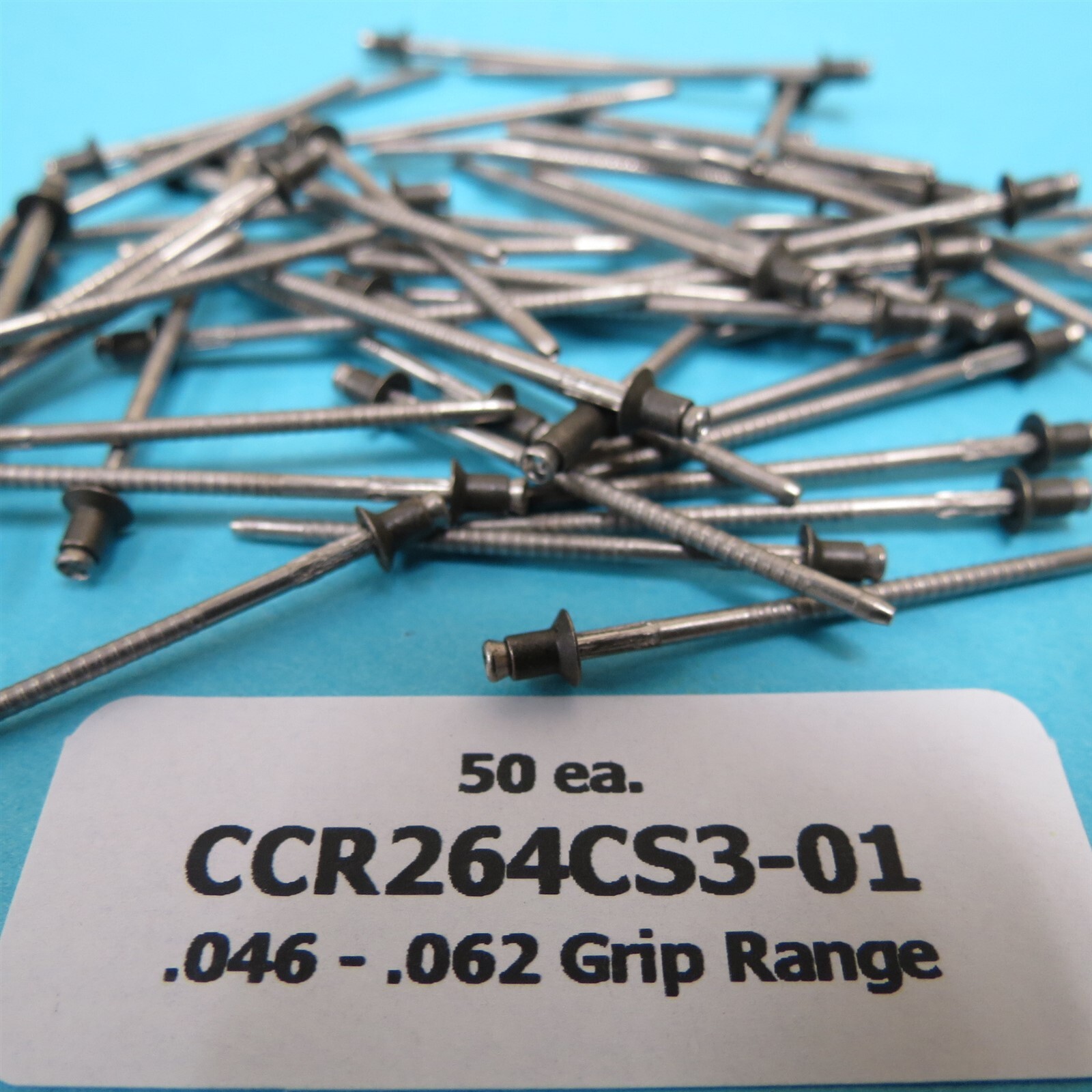 CCR264CS3-01 (50 ea) Cherry Aircraft Anchor Nut Plate Rivets .046-.062 ...