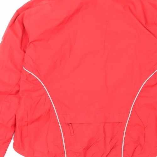 Gore Womens Red Windbreaker Jacket Size 8 Logo Water Resistant - Picture 4 of 10