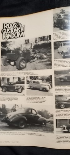 Vintage ROD & CUSTOM Magazine May 1971 Hotrods Custom Cars Roadsters Builds - Picture 8 of 17
