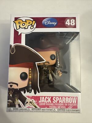 Jack Sparrow Captain Funko Pop! Pirates of the Caribbean Disney #48 Retired