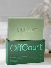 OffCourt Exfoliating Body Soap Fig Leaves + White Musk 5 oz. NIB