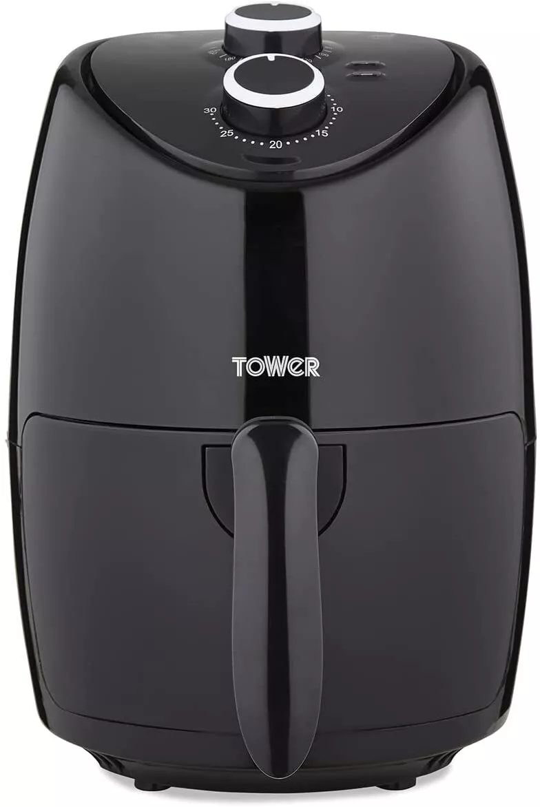 Tower T17087 Vortx Compact Air Fryer, 2L, 1000W, Black, New & Sealed  5056462309910