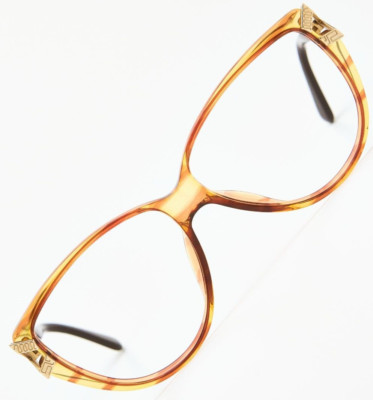 SAPHIRA 4186 52 Gold/Schildkröte Brillengestell Schmetterling Vintage 80er Damen