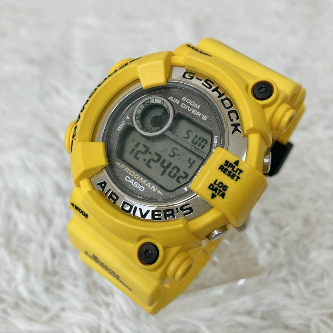 カシオ G-SHOCK イエローフロッグマン メンインイエロー used 訳ありG