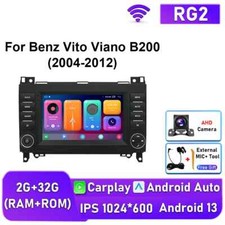 For Mercedes Benz Viano Vito B200 CarPlay Android Car Stereo Radio Player Screen