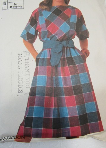 Simplicity 7290 Sewing Pattern Super Saver Dress Sz.16 18 20 Vintage Uncut - Imagen 3 de 4