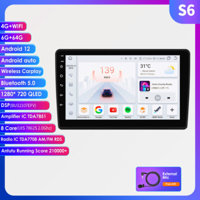 Für Fiat Ducato Citroen Jumper 64G Android 12 Autoradio Carplay GPS Navi RDS 4G