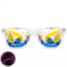 GloFX Ultimate Rave Festival Prism Kaleidoscope Glasses - UK Stock