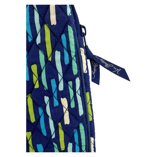Custodia trapuntata per laptop Vera Bradley - Katalina blu doccia strisce pioggia - Foto 6 di 8