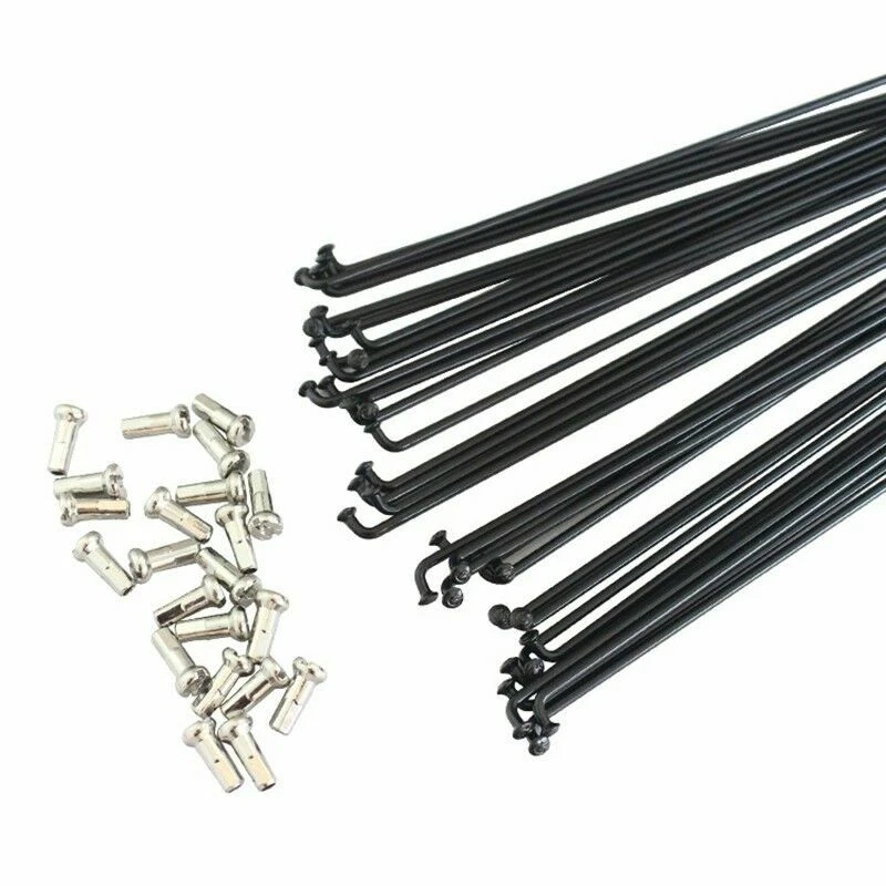Raggi per bici 10 pezzi 14G raggi per bicicletta con nippli in acciaio inox per esterni mountain bike bici da strada ad alta resistenza fili (colore