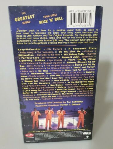 ROCK, RHYTHM AND DOO WOP THE GREATEST SONGS FROM EARLY ROCK 'N' ROLL (VHS Tape) - Picture 2 of 3