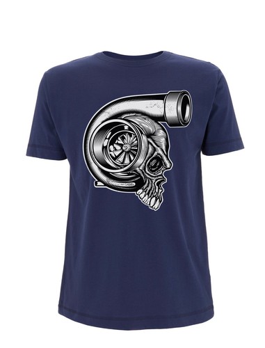 t-shirt moto motore cotone 100% maglietta teschio cross biker rider turbo piston - Imagen 33 de 34