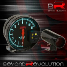 For Volkswagen 7 Led Color Black Tachometer Tacho 5 Gauge Red Shift Light Jdm