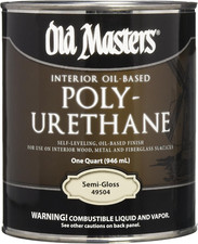 , 1 Quart 12223 Polyurethane Oil-Based Finish Semi-Gloss, Clear
