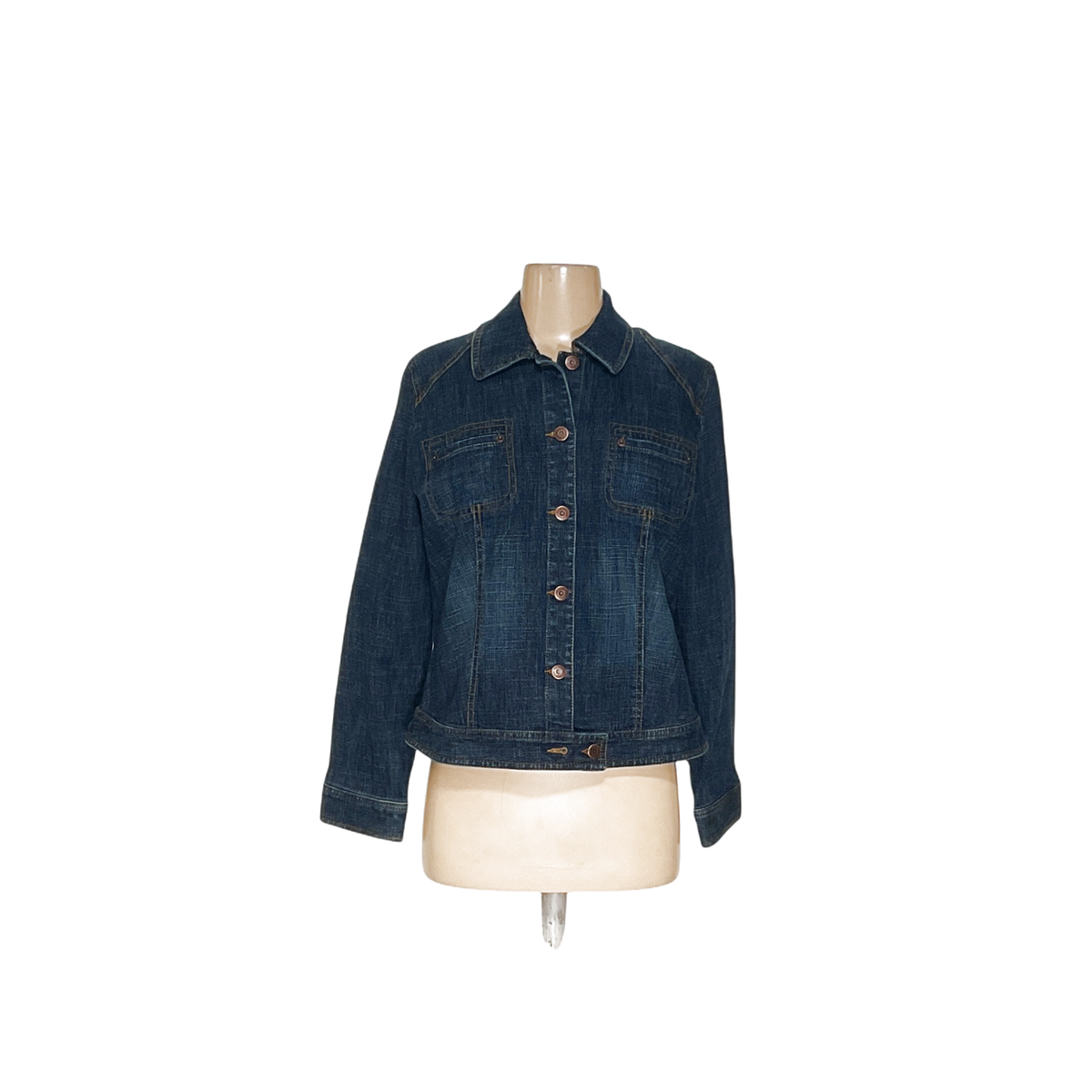 LOFT Blue Denim Jacket Women's Size 10P