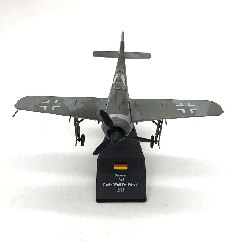 1:72 Scale Alloy Diecast Military Model Focke Wulf Fw-190 Würger Fighter Aircraf - Image 3 of 4