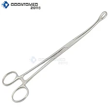 Sponge Forceps 10" Curved Surgical Instruments