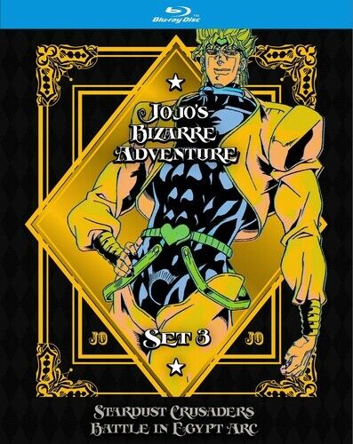 Jojo `S Bizarre Adventure 3ª Season 5 Blu-Ray New Sealed (Sleeveless Open)  R2