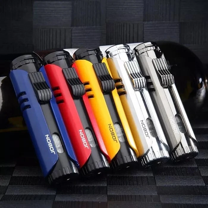 Jobon Lighter Single Jet Torch Lighter Refillable Windproof GIFT BOXED - Picture 2 of 5