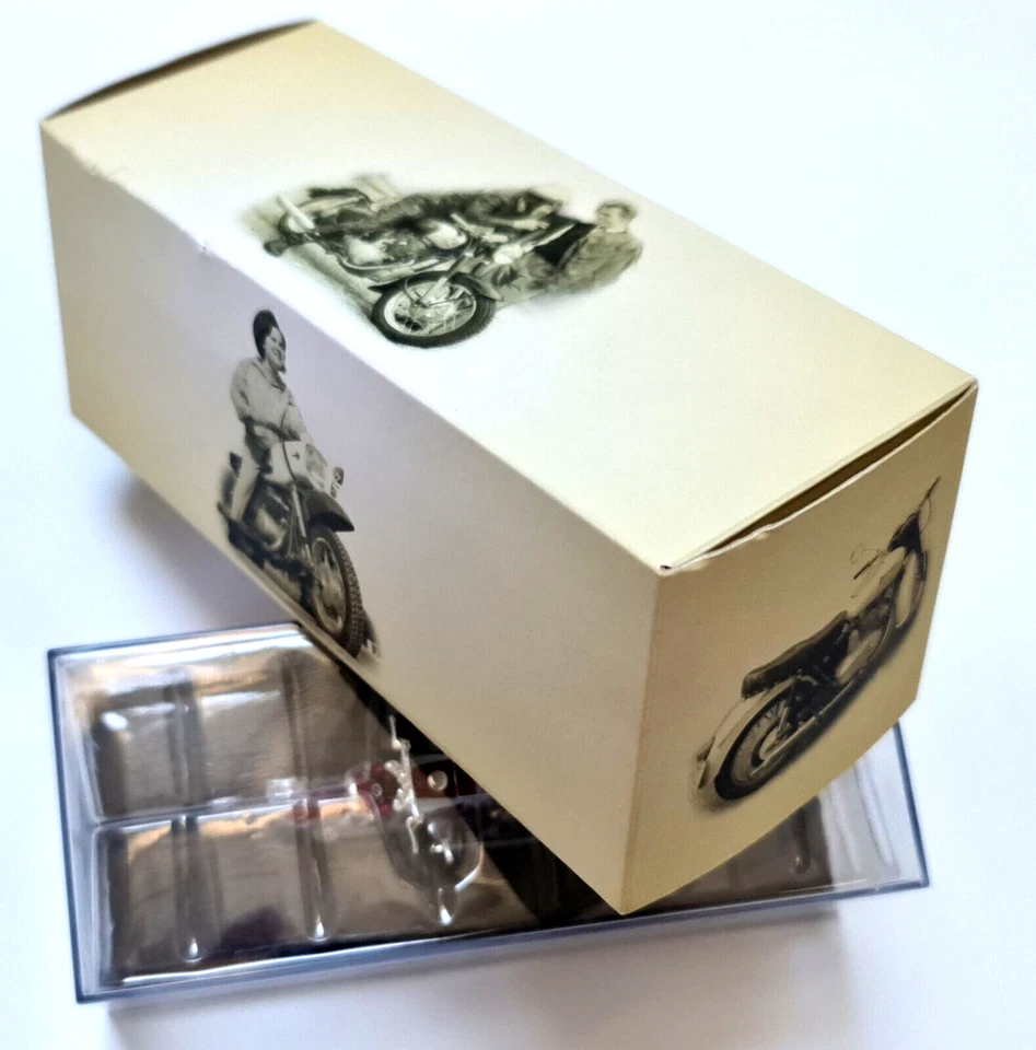 *** Simson 425 S *** Motorrad Moped 425 S rot DDR 1:24 ATLAS 7168101 NEU OVP *** - Bild 4 von 4