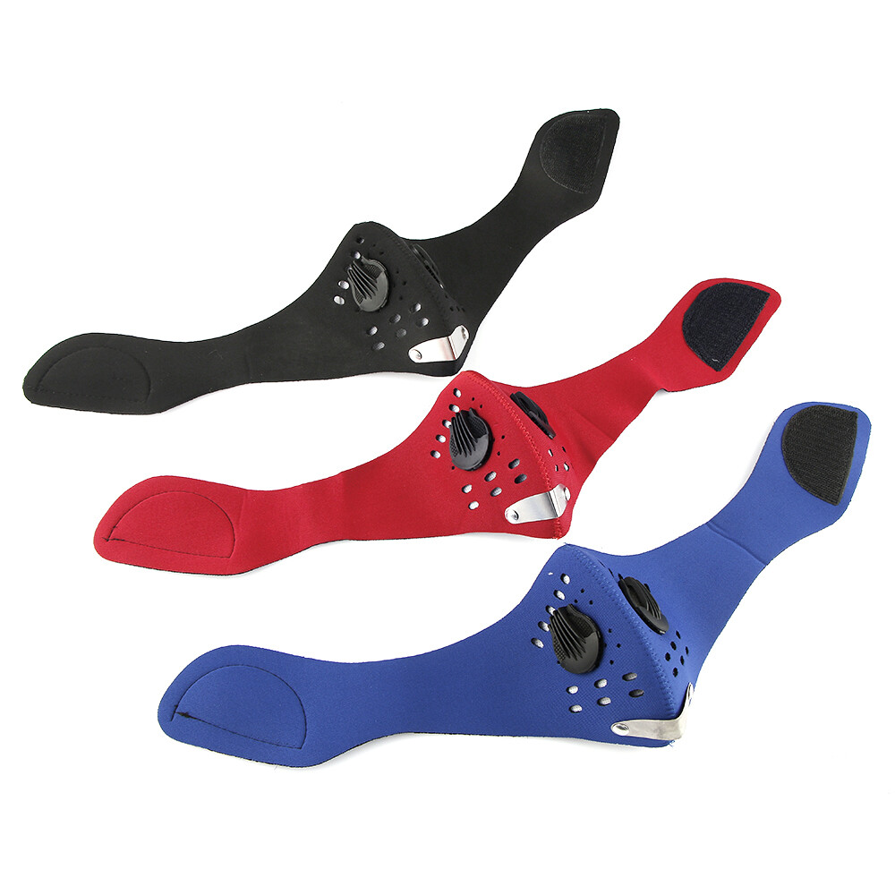 Anti Staub Trainingsmaske Radfahren Masken Mit Filter Half Face Carbon