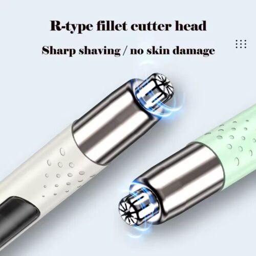 Rechargeable Men Women Electric Nose Hair Clipper Trimmer Ear Face Shaver Type-C - Picture 5 of 12